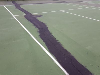 tennis court repair and resurfacing